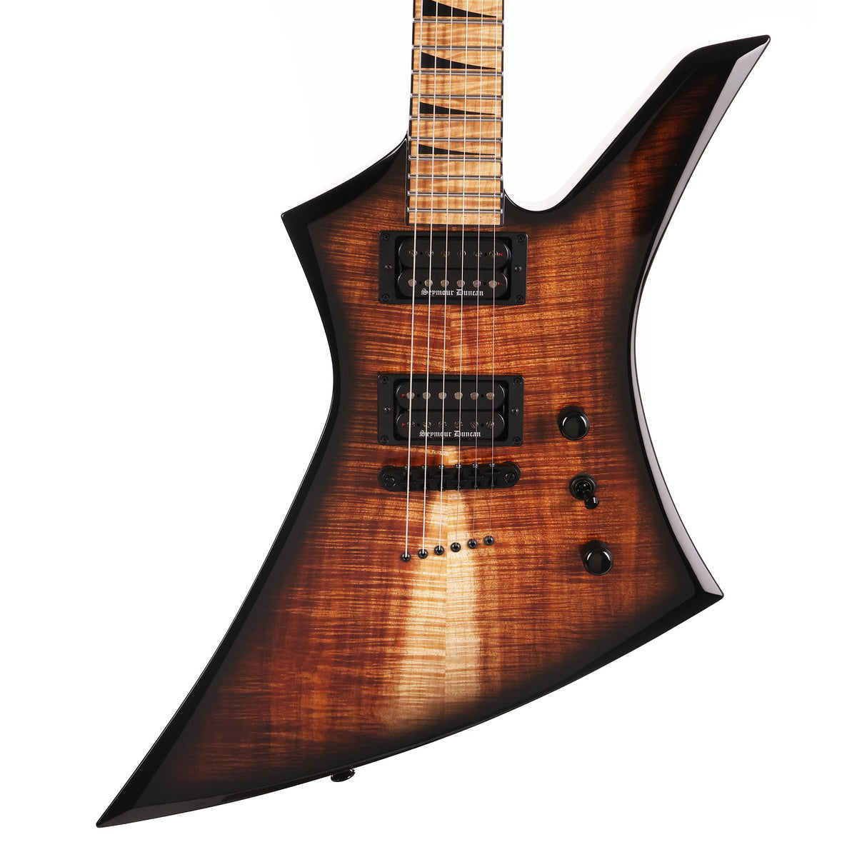 Jackson Custom Shop Kelly Tasmanian Blackwood Black Burst — 2