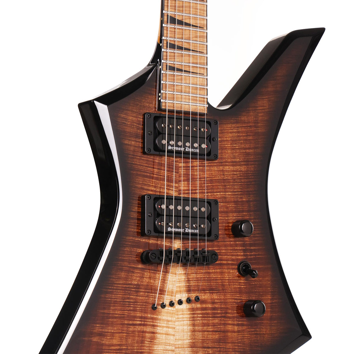 Jackson Custom Shop Kelly Tasmanian Blackwood Black Burst — 5