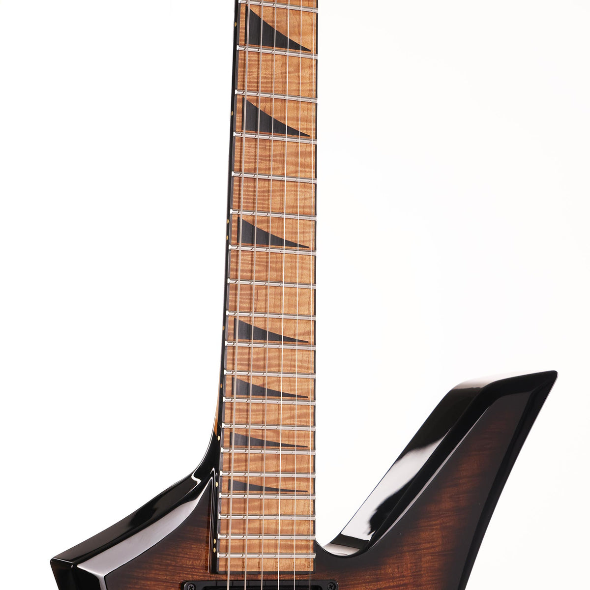 Jackson Custom Shop Kelly Tasmanian Blackwood Black Burst — 7