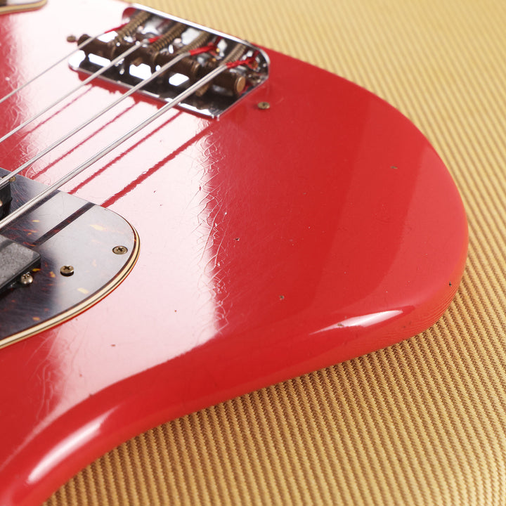 Fender Custom Shop Pino Palladino Signature Precision Bass Relic Fiesta Red over Desert Sand