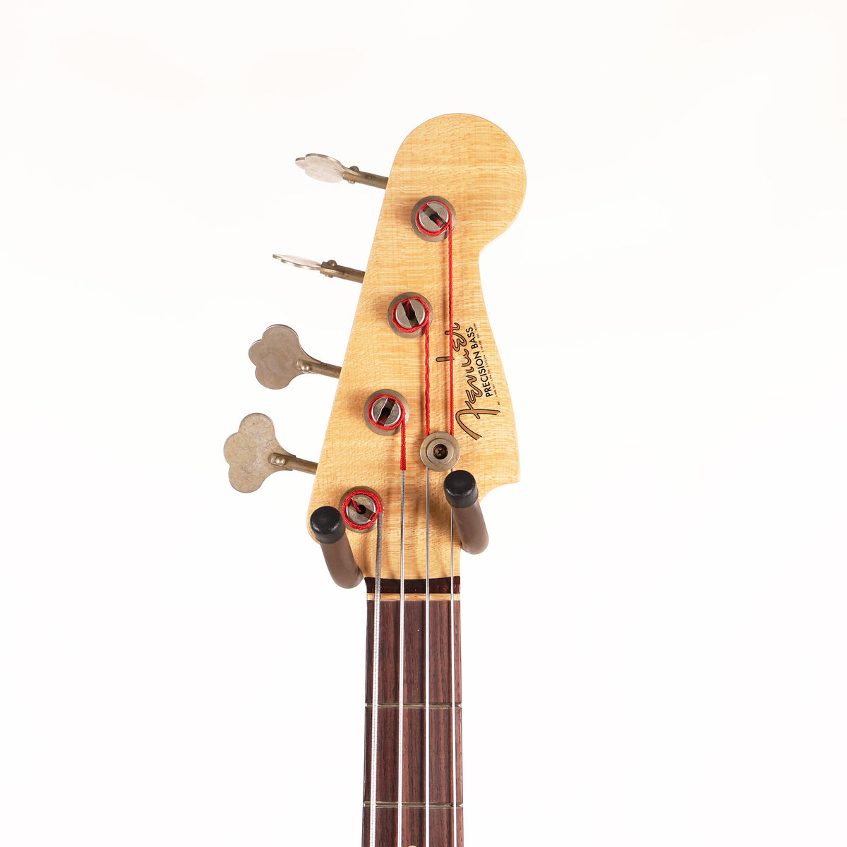 Fender Custom Shop Pino Palladino Signature Precision Bass Relic Fiesta Red over Desert Sand — 13
