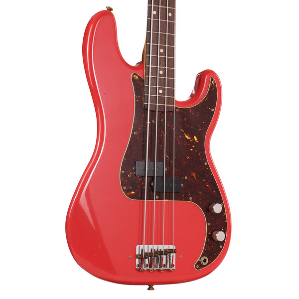 Fender Custom Shop Pino Palladino Signature Precision Bass Relic Fiesta Red over Desert Sand