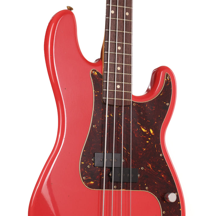 Fender Custom Shop Pino Palladino Signature Precision Bass Relic Fiesta Red over Desert Sand