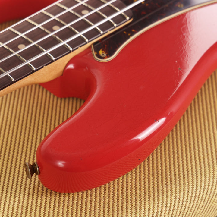 Fender Custom Shop Pino Palladino Signature Precision Bass Relic Fiesta Red over Desert Sand