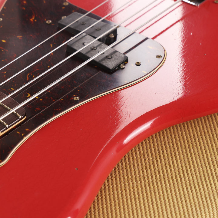 Fender Custom Shop Pino Palladino Signature Precision Bass Relic Fiesta Red over Desert Sand