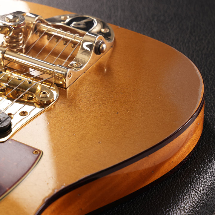 Fender Custom Shop Limited Edition Bow Tie Telecaster Custom Aged Firemist Gold