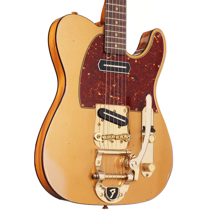 Fender Custom Shop Limited Edition Bow Tie Telecaster Custom Aged Firemist Gold