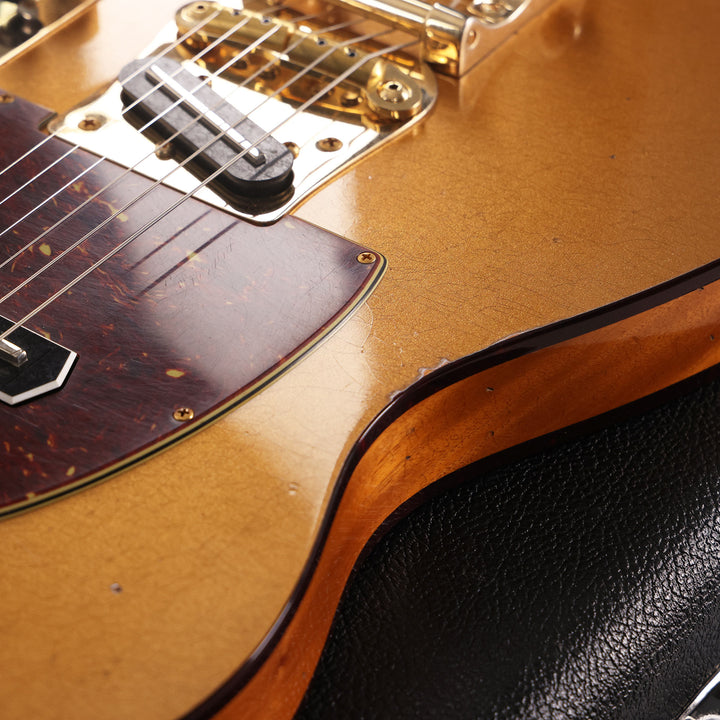 Fender Custom Shop Limited Edition Bow Tie Telecaster Custom Aged Firemist Gold