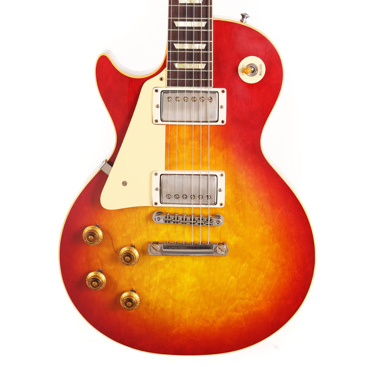 Gibson Custom Shop 1958 Les Paul Reissue Left-Handed Washed Cherry Sunburst VOS