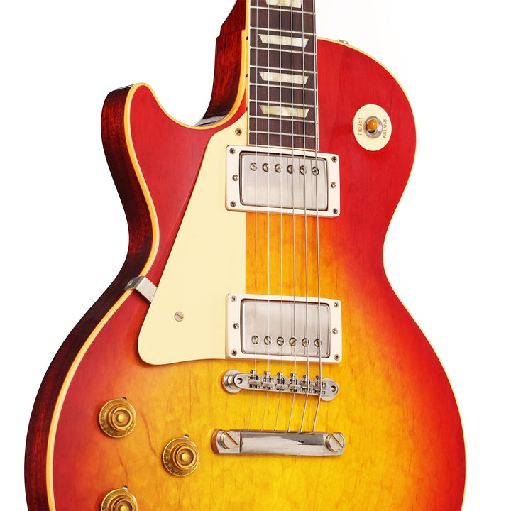 Gibson Custom Shop 1958 Les Paul Reissue Left-Handed Washed Cherry Sunburst VOS
