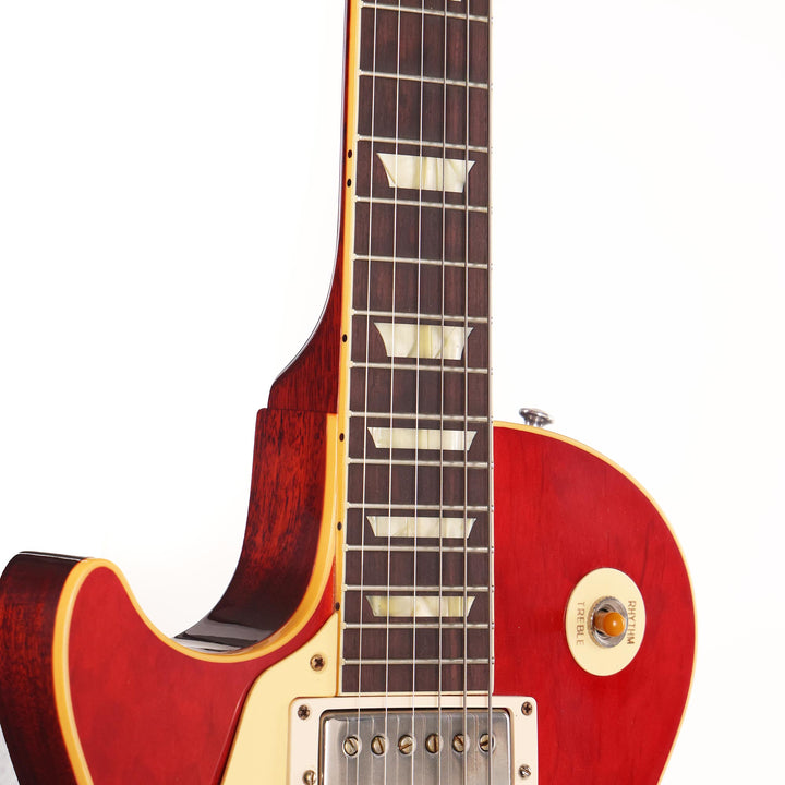 Gibson Custom Shop 1958 Les Paul Reissue Left-Handed Washed Cherry Sunburst VOS