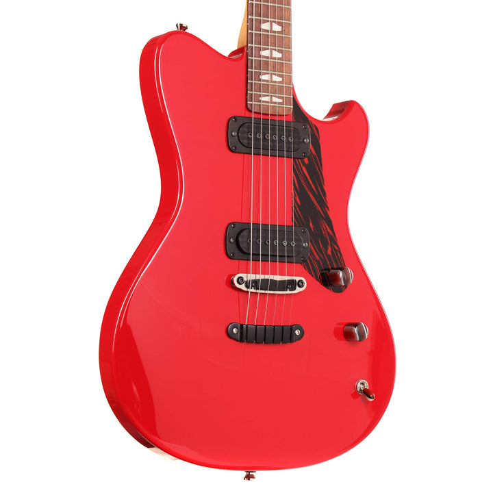 Powers Electric A-Type Hardtail Guards Red and Black Hardware
