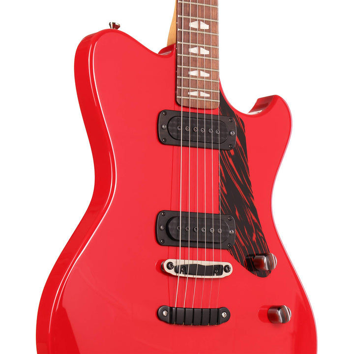 Powers Electric A-Type Hardtail Guards Red and Black Hardware