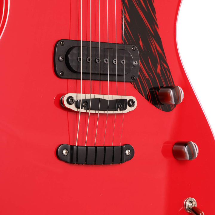 Powers Electric A-Type Hardtail Guards Red and Black Hardware