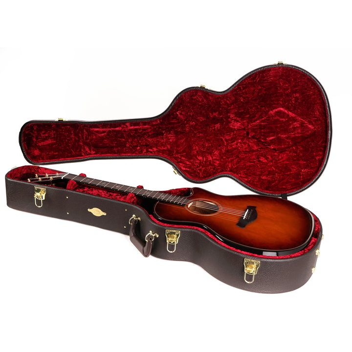 Taylor Custom Shop Builder's Edition Grand Auditorium Music Zoo-Spec Port Orford Cedar AA-Quilt Maple Brushfire Burst