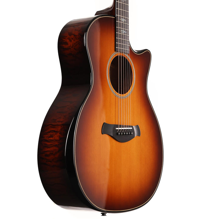 Taylor Custom Shop Builder's Edition Grand Auditorium Music Zoo-Spec Port Orford Cedar AA-Quilt Maple Brushfire Burst