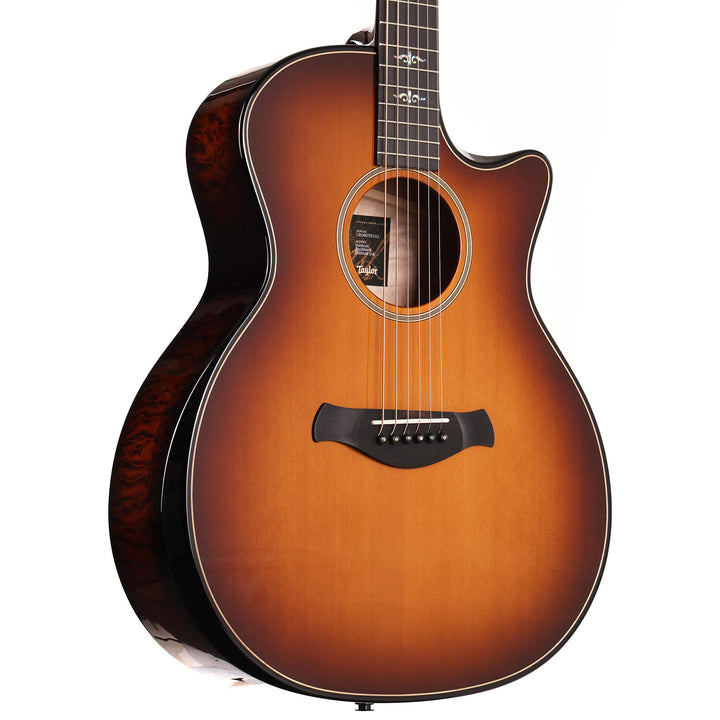 Taylor Custom Shop Builder's Edition Grand Auditorium Music Zoo-Spec Port Orford Cedar AA-Quilt Maple Brushfire Burst