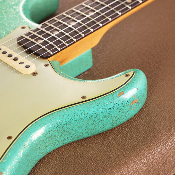 Fender Custom Shop Limited Edition 1960 Stratocaster Seafoam Green Sparkle Relic