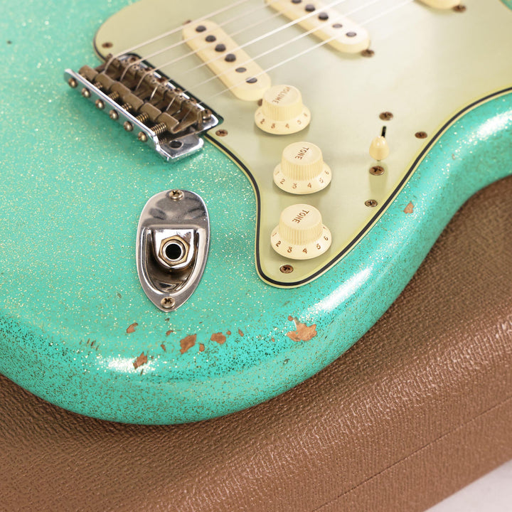 Fender Custom Shop Limited Edition 1960 Stratocaster Seafoam Green Sparkle Relic
