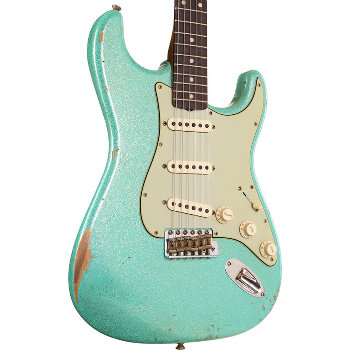 Fender Custom Shop Limited Edition 1960 Stratocaster Seafoam Green Sparkle Relic