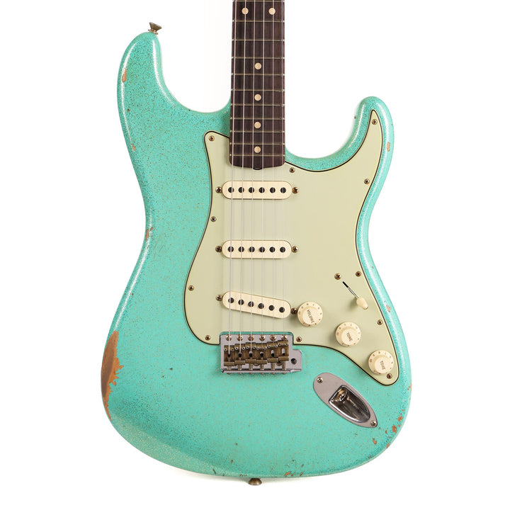 Fender Custom Shop Limited Edition 1960 Stratocaster Seafoam Green Sparkle Relic