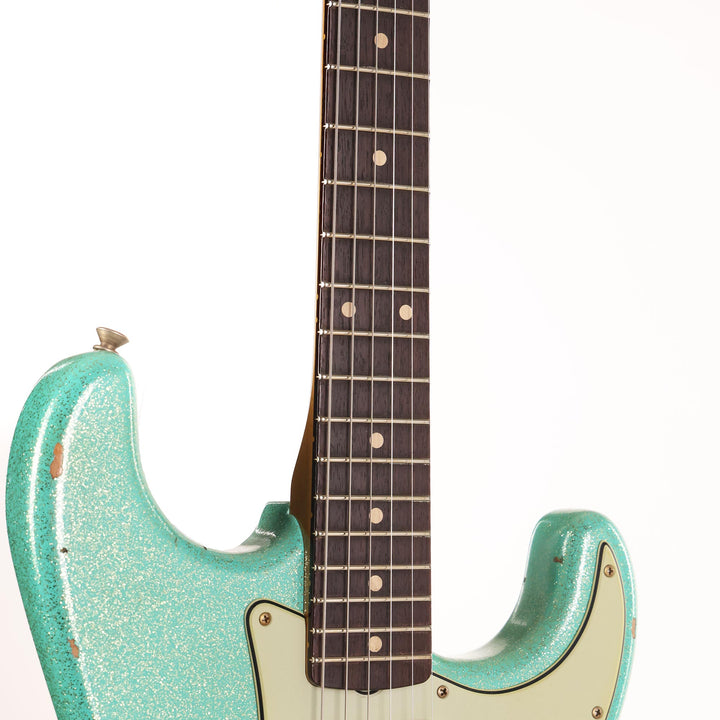 Fender Custom Shop Limited Edition 1960 Stratocaster Seafoam Green Sparkle Relic