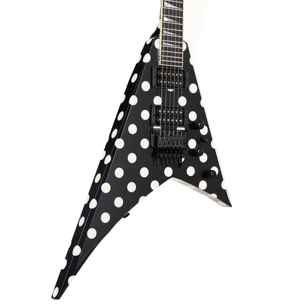 Jackson Custom Shop Rhoads RR24 Black and White Polka Dots