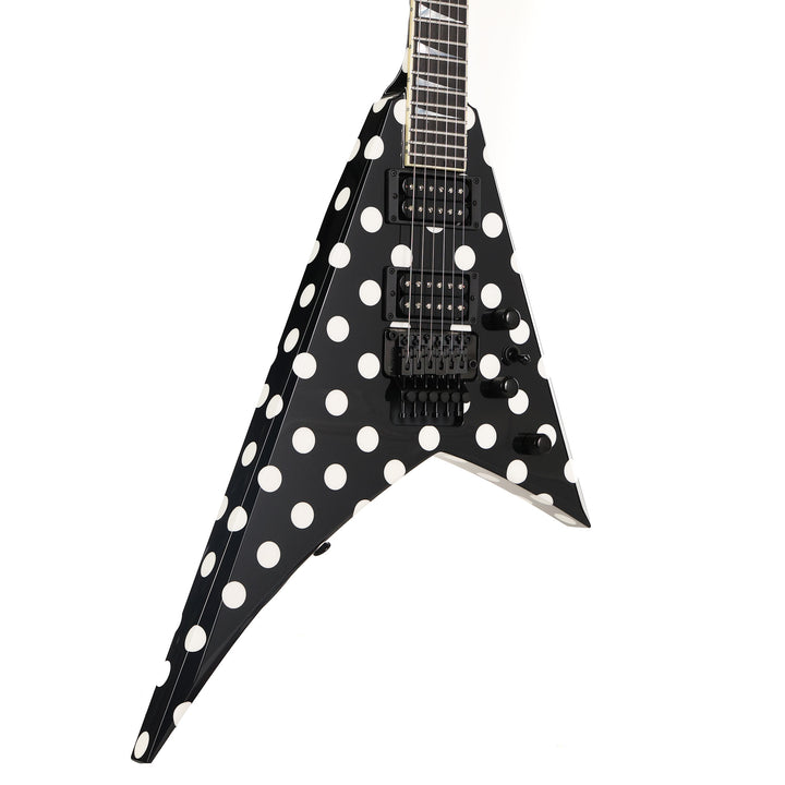 Jackson Custom Shop Rhoads RR24 Black and White Polka Dots