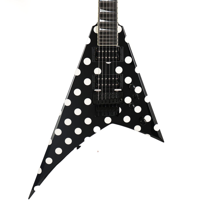 Jackson Custom Shop Rhoads RR24 Black and White Polka Dots