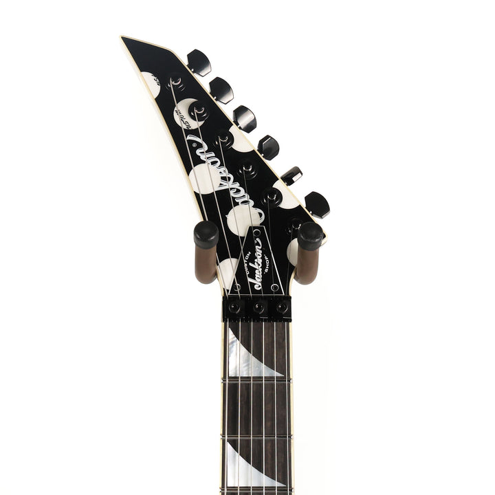 Jackson Custom Shop Rhoads RR24 Black and White Polka Dots