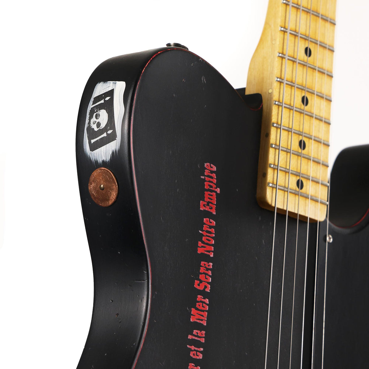 El Cabron Guitars 'Lettre De Marque' Black and Red — 10