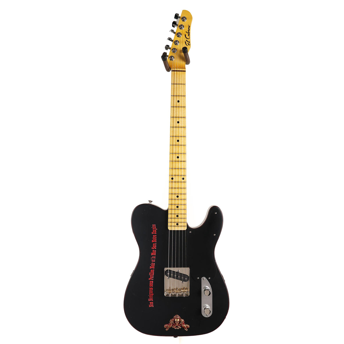 El Cabron Guitars 'Lettre De Marque' Black and Red — 3