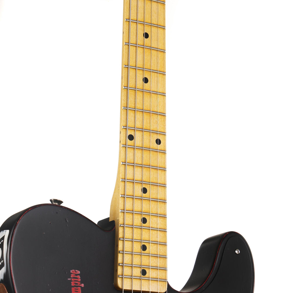 El Cabron Guitars 'Lettre De Marque' Black and Red — 7