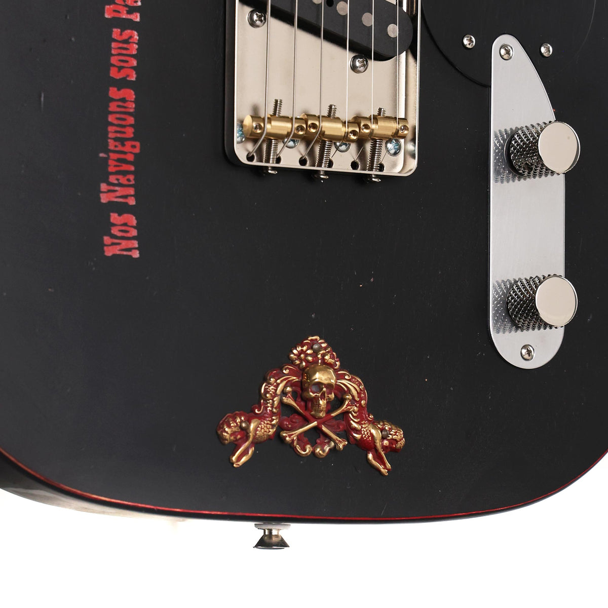 El Cabron Guitars 'Lettre De Marque' Black and Red — 8