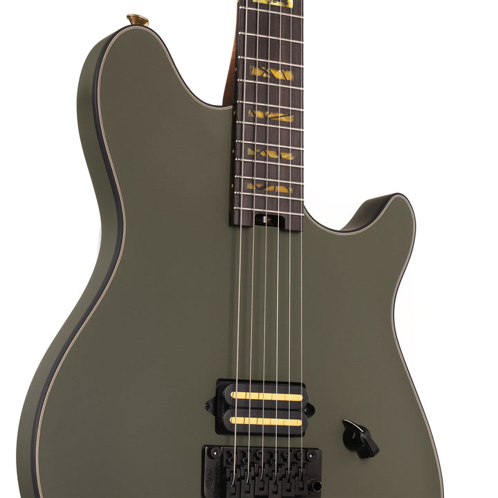 EVH Custom Shop Wolfgang 1H Satin Olive Drab Green