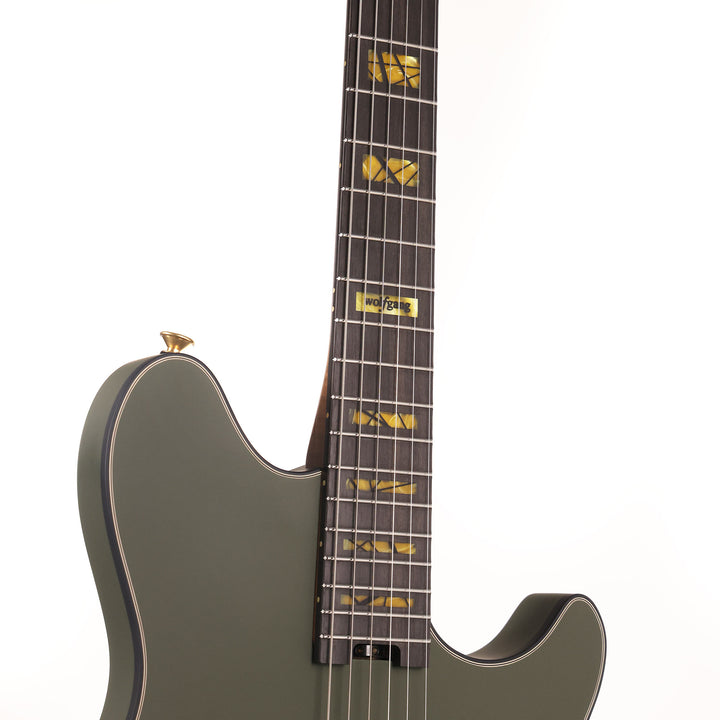 EVH Custom Shop Wolfgang 1H Satin Olive Drab Green