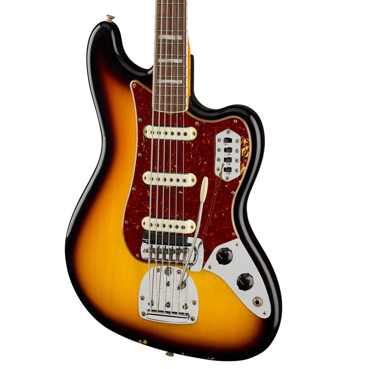 Fender Custom Shop George Harrison 1967 Bass VI Relic Bleached 3-Color Sunburst