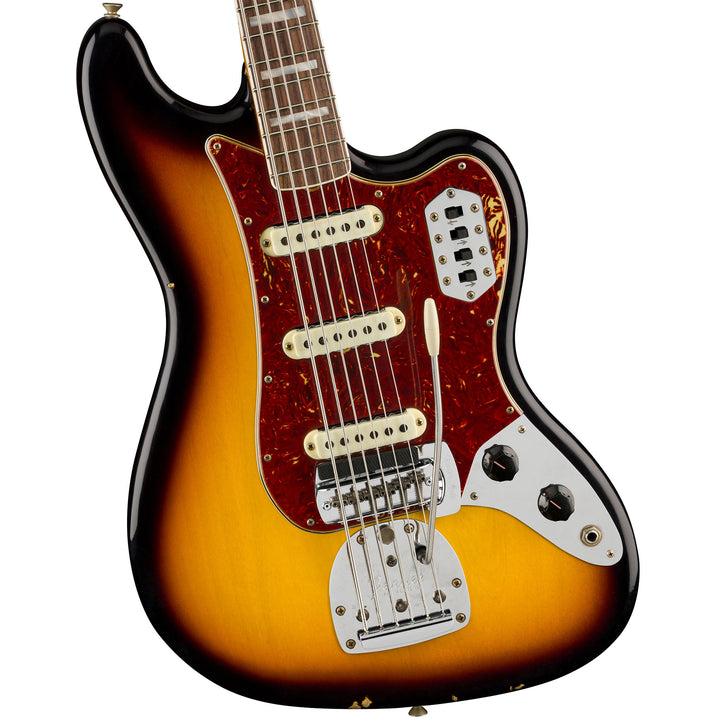Fender Custom Shop George Harrison 1967 Bass VI Relic Bleached 3-Color Sunburst