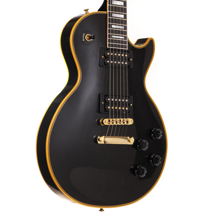 Gibson Custom Shop Les Paul Custom Made 2 Measure Antique Ebony with Carmelita Neck Profile
