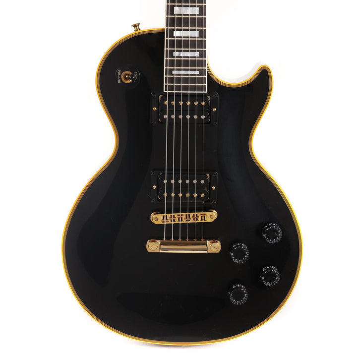 Gibson Custom Shop Les Paul Custom Made 2 Measure Antique Ebony with Carmelita Neck Profile