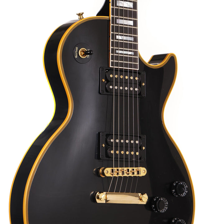 Gibson Custom Shop Les Paul Custom Made 2 Measure Antique Ebony with Carmelita Neck Profile