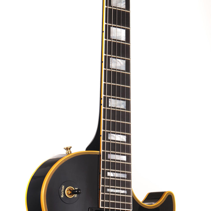 Gibson Custom Shop Les Paul Custom Made 2 Measure Antique Ebony with Carmelita Neck Profile