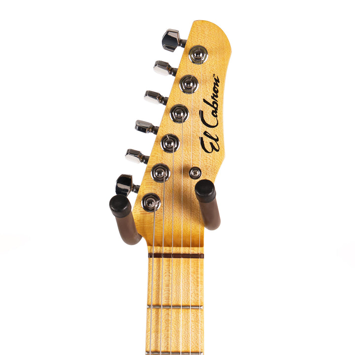 El Cabron Guitars Charcoal Frost 'Blue Pinstripe Custom'