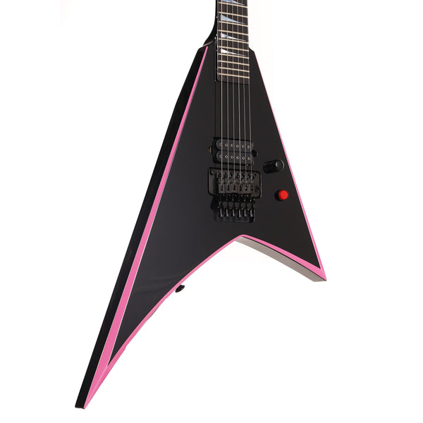 Jackson Custom Shop Rhoads RR24 Black with Bubblegum Bevels and Killswitch