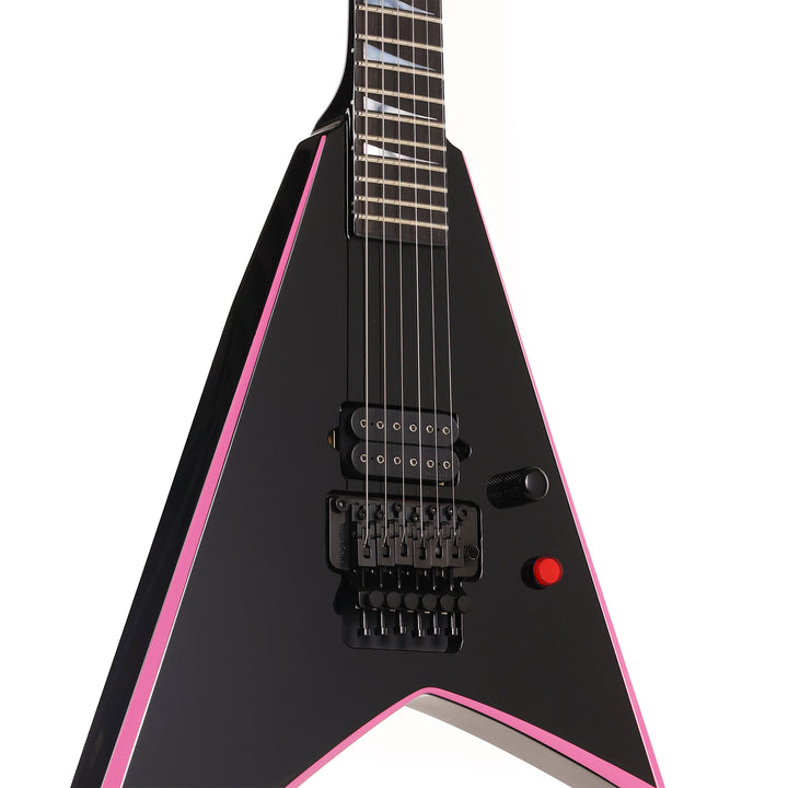 Jackson Custom Shop Rhoads RR24 Black with Bubblegum Bevels and Killswitch