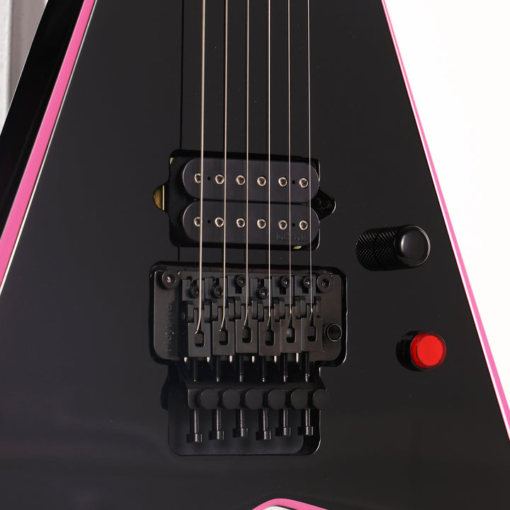 Jackson Custom Shop Rhoads RR24 Black with Bubblegum Bevels and Killswitch