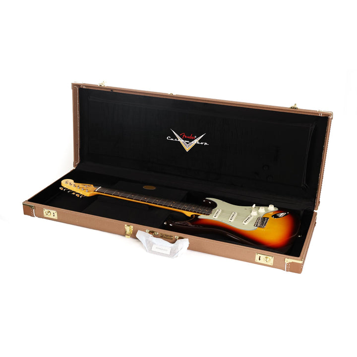 Fender Custom Shop Vintage Custom 1959 Stratocaster Chocolate 3-Tone Sunburst Flash Coat