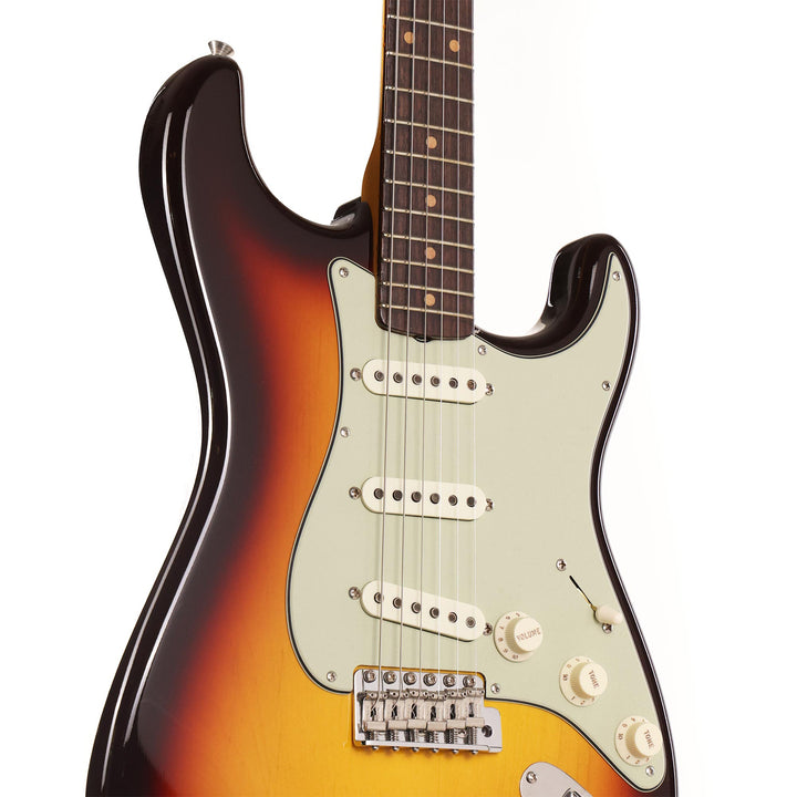 Fender Custom Shop Vintage Custom 1959 Stratocaster Chocolate 3-Tone Sunburst Flash Coat