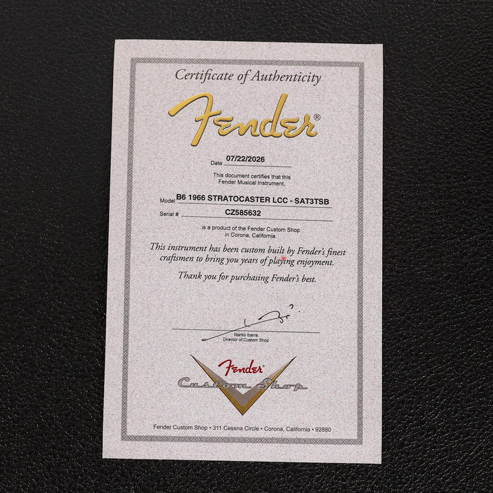 Fender Custom Shop 1966 Stratocaster Closet Classic Super Aged Target 3-Tone Sunburst