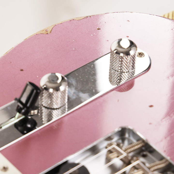 Fender Custom Shop 1956 Esquire Relic Super Faded Burgundy Mist Metallic